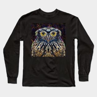 Owl Electric Silhouette 02 Long Sleeve T-Shirt